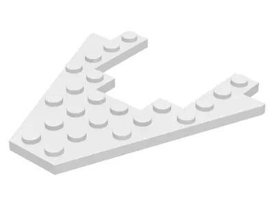 Wedge, Plate 8 x 8 with 4 x 4 Cutout