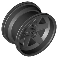 Wheel 56mm D. x 34mm Technic Racing Medium, 3 Pin Holes