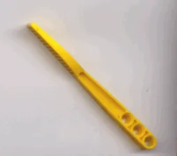 Technic Track System Gate 1 x 11 with End Tab and Three Holes