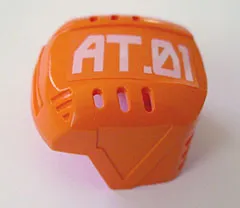 Sports Hockey Helmet with 'AT.01' Pattern (Sticker) - Set 7708