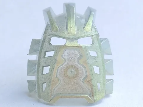 Bionicle Mask Avohkii  with Gold Glitter Coating Pattern