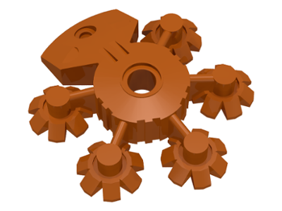 Bionicle Weapon 5 x 5 Shield with Gear Tips