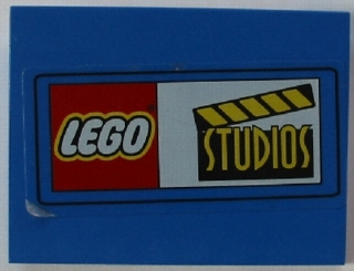Slope 10 6 x 8 with LEGO Logo and Studios Pattern (Sticker) - Set 3432