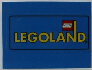 Slope 10 6 x 8 with Legoland Logo Pattern (Sticker) - Sets 3432 / 3433