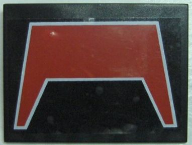 Slope 10 6 x 8 with Red Wing Pattern (Sticker) - Set 5571