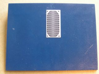 Slope 10 6 x 8 with Black Air Vent Pattern (Sticker) - Set 8635