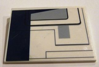 Slope 10 6 x 8 with SW Republic Dropship Pattern Left (Sticker) - Set 10195