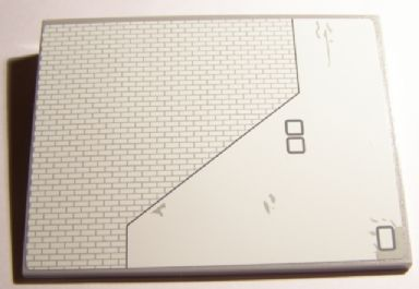 Slope 10 6 x 8 with SW Red Five X-wing Starfighter Upper Right Wing Panel Pattern (Sticker) - Set 10240