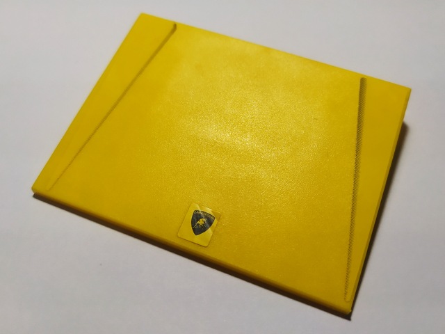 Slope 10 6 x 8 with Lamborghini Logo and Two Gray Stripes Pattern (Stickers) - Set 8169