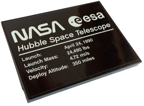 Slope 10 6 x 8 with NASA Hubble Space Telescope Pattern (Sticker) - Set 10283