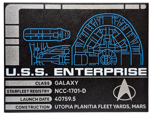 Slope 10 6 x 8 with U.S.S. Enterprise Pattern