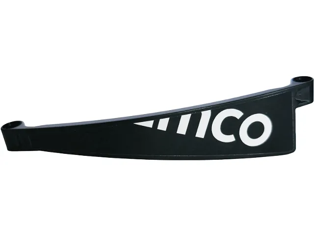 Technic, Panel Curved #52 3 x 13 Tapered Left with White 'mco' (aramco) Pattern (Sticker) - Set 42240