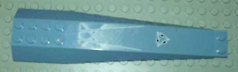 Wedge 16 x 4 Triple Curved with Reinforcements with Alpha Team Arctic Pattern (Sticker)