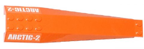 Wedge 16 x 4 Triple Curved with Reinforcements with White 'ARCTIC-2' Pattern (Stickers) - Set 60034