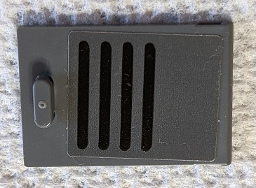 Container, Cupboard 2 x 3 x 2 Door with 4 Black Vertical Vent Lines Pattern (Sticker) - Set 70915