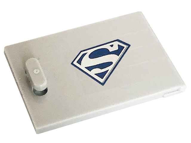 Container, Cupboard 2 x 3 x 2 Door with Superman Logo Pattern (Sticker) - Set 41232