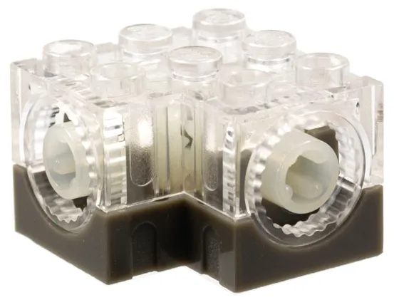 Technic, Gearbox 3 x 3 x 1 2/3 with Dark Gray Base