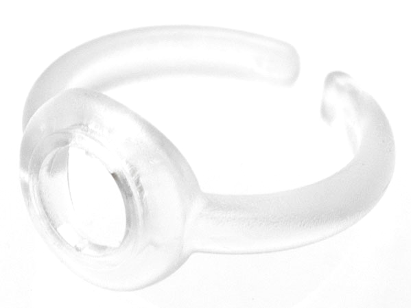 Clikits Ring, Narrow Band with Hole (Child Size)