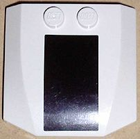 Wedge 4 x 4 x 2/3 Triple Curved with Black Rectangle (13mm Wide) Pattern (Sticker) - Set 7236-1