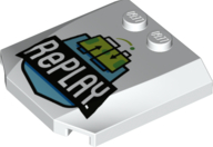 Wedge 4 x 4 x 2/3 Triple Curved with RePLAY pattern