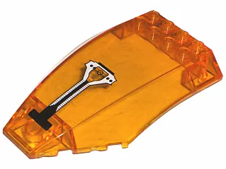 Windscreen 10 x 6 x 2 Curved with Instrument Pattern (Sticker) - Set 7699