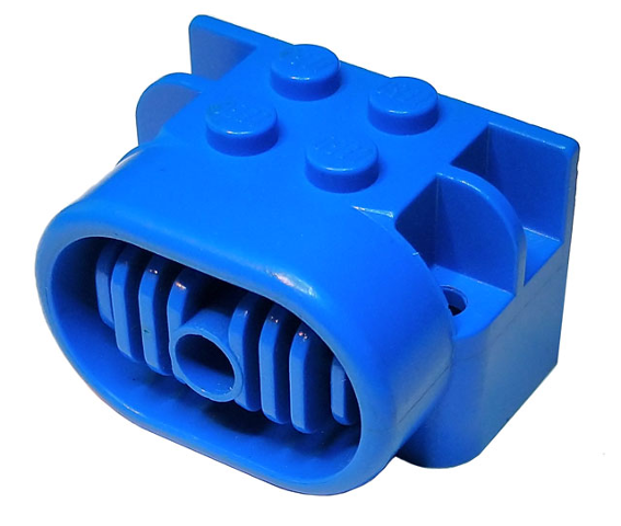 Fabuland Airplane Motor / Engine Block, Technic Pin Hole