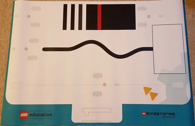 Paper Test Mat for Mindstorms Green City (Training 1) (Set 9594)