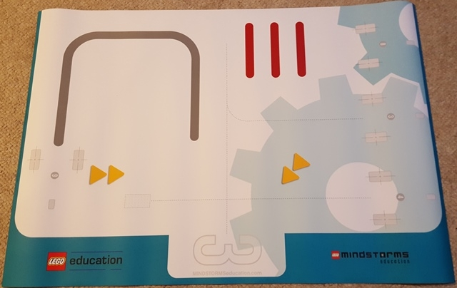 Paper Test Mat for Mindstorms Green City (Training 3) (Set 9594)