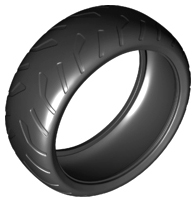 Tire 94.3mm D. x 38mm Motorcycle Racing Tread