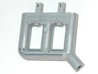 Technic Engine Tuneable, Single Exhaust with 2 Fixed Rotatable Pins (for part 2133)