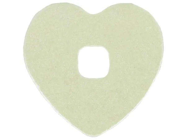 Clikits, Icon Accent Foam Paper Heart 3 7/8 x 3 7/8 with Pearlescent Surface