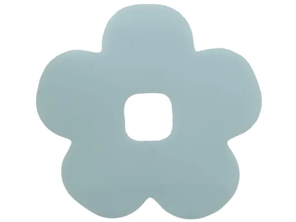 Clikits, Icon Accent Rubber Flower 5 Petals 4 1/4 x 4 1/4