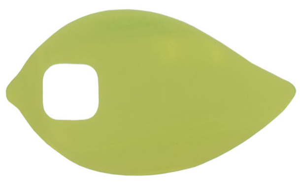 Clikits, Icon Accent Plastic Leaf 4 1/2 x 2 5/8