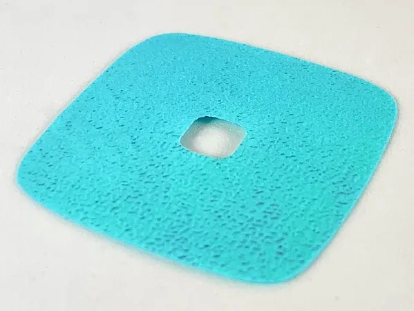 Clikits, Icon Accent Foil Square 5 x 5 with Textured Iridescent Surface