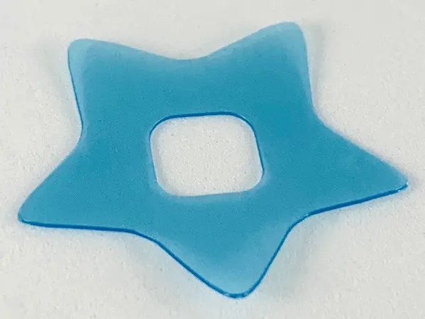 Clikits, Icon Accent Plastic Star 3 1/4 x 3 1/4