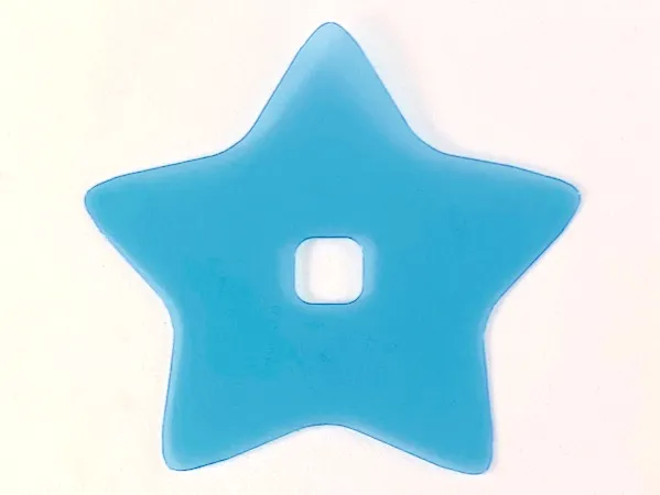 Clikits, Icon Accent Plastic Star 6 3/8 x 6 3/8