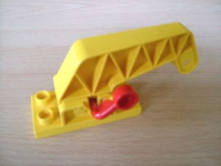 Duplo Crane Base 2 x 4 with Movable Arm and Red Lever