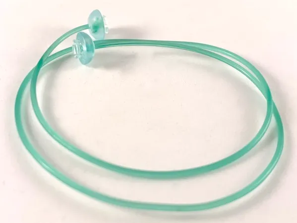 Clikits Cord, Jelly String 384mm with 2 Trans-Aqua Caps Top Attachment