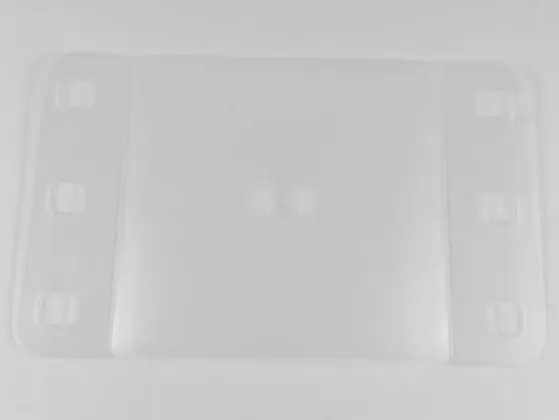 Clikits Plastic, Rectangle 8 1/2 x 14 1/8 with Rounded Corners and 7 Holes