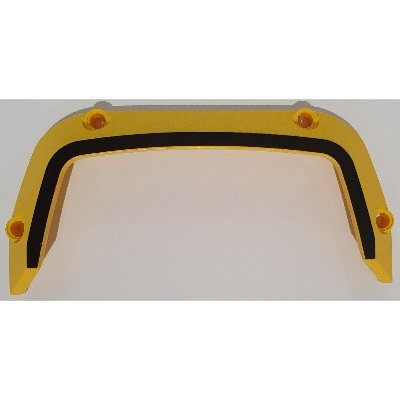 Technic, Panel Car Mudguard 15 x 2 x 7 with Black Stripe Pattern