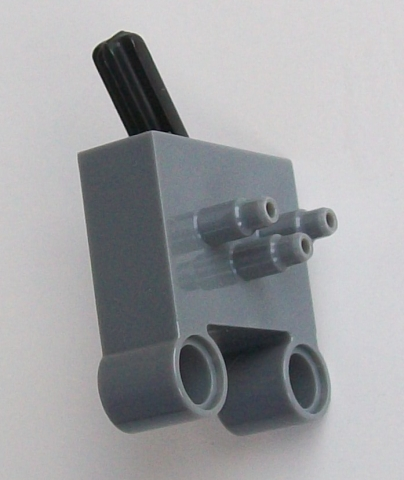 Pneumatic Switch with Pin Holes and Stepped Outlets