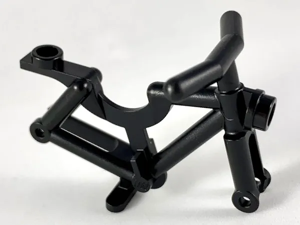 Bicycle Frame with Handlebars