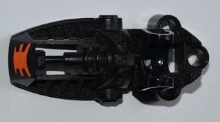 Bionicle Foot Toa Metru with Orange Decorative Pattern (Sticker) - Set 8101