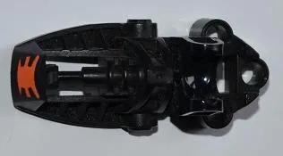 Bionicle Foot Toa Metru with Orange Decorative Pattern (Sticker) - Set 8101