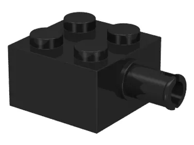 Brick, Modified 2 x 2 with Pin and No Axle Hole