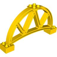 Duplo Bridge Girder with 2 x 2 Side Supports