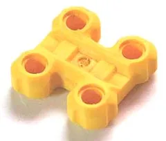 Technic, Spike Connector Flexible with Four Holes, Flat Center