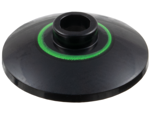 Dish 2 x 2 Inverted (Radar) with Bright Green Ring Pattern