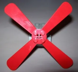 Propeller 4 Blade 13 Diameter with Studs and Cross