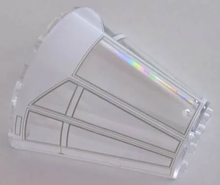 Cone Half 8 x 4 x 6 with Millennium Falcon Cockpit Pattern 3